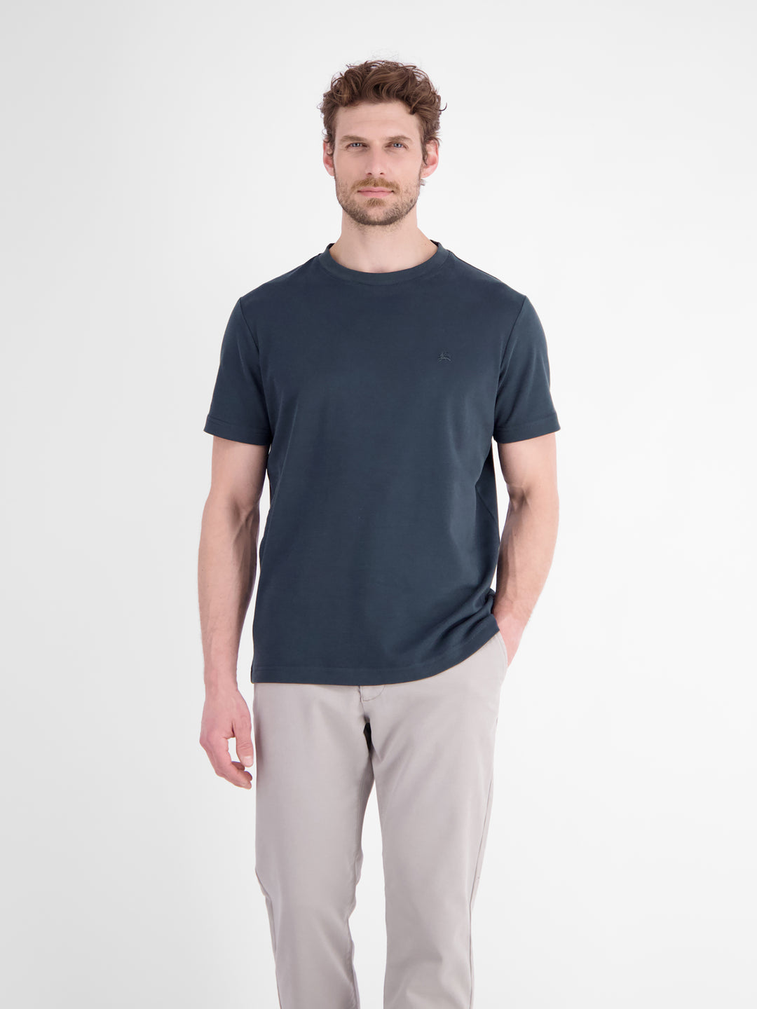 T-SHIRT/SERAFINO 1/2 ARM, CLASSIC NAVY 485 Bild 3
