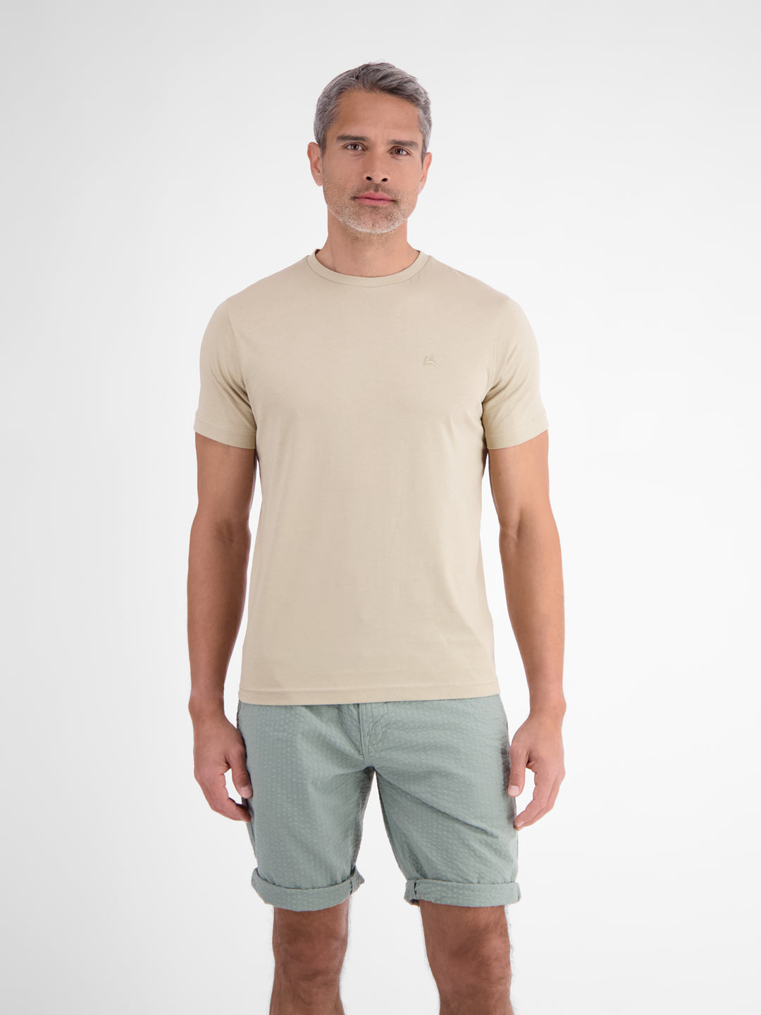 T-SHIRT/SERAFINO 1/2 ARM, GRAVEL BEIGE 139 Bild 3