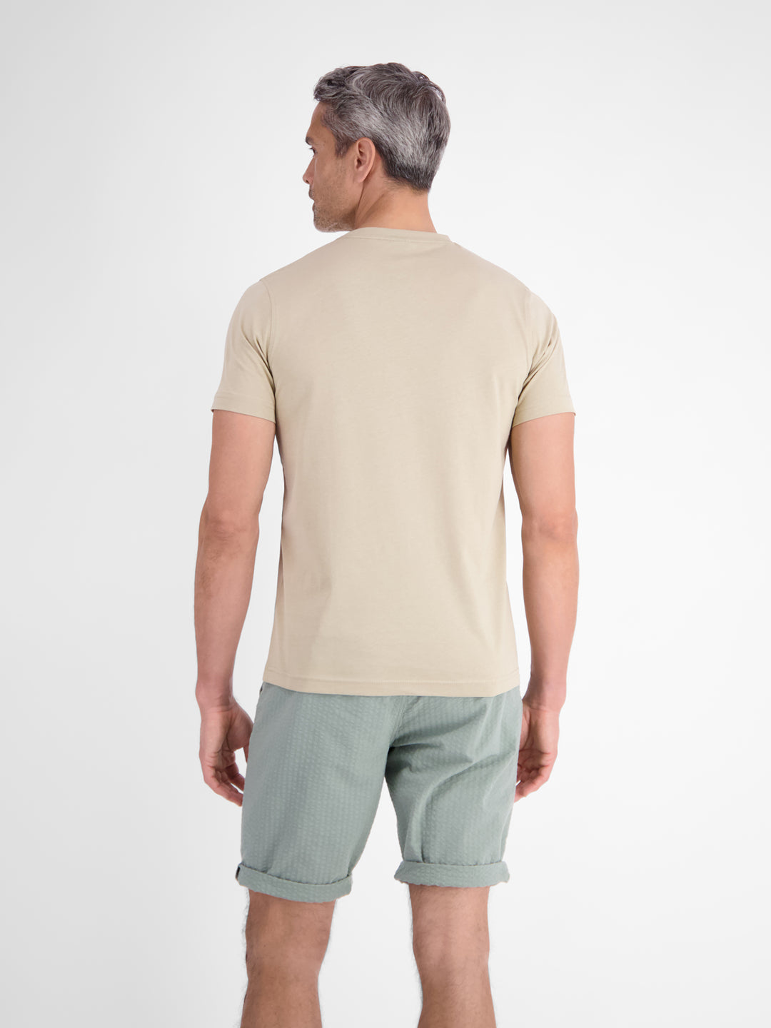 T-SHIRT/SERAFINO 1/2 ARM, GRAVEL BEIGE 139 Bild 4