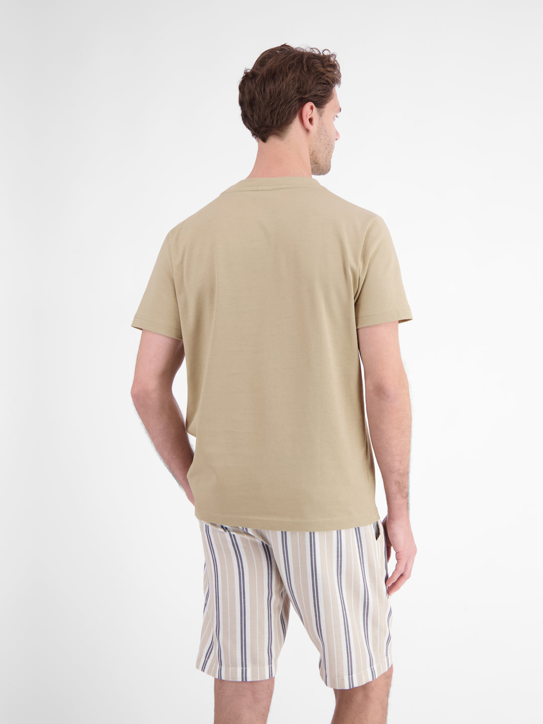 T-SHIRT/SERAFINO 1/2 ARM, GRAVEL BEIGE 139 Bild 4
