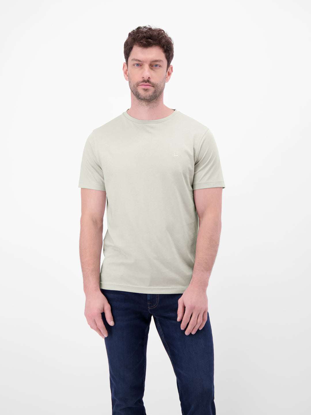 T-SHIRT/SERAFINO 1/2 ARM, PEARL GREY 120 Bild 3