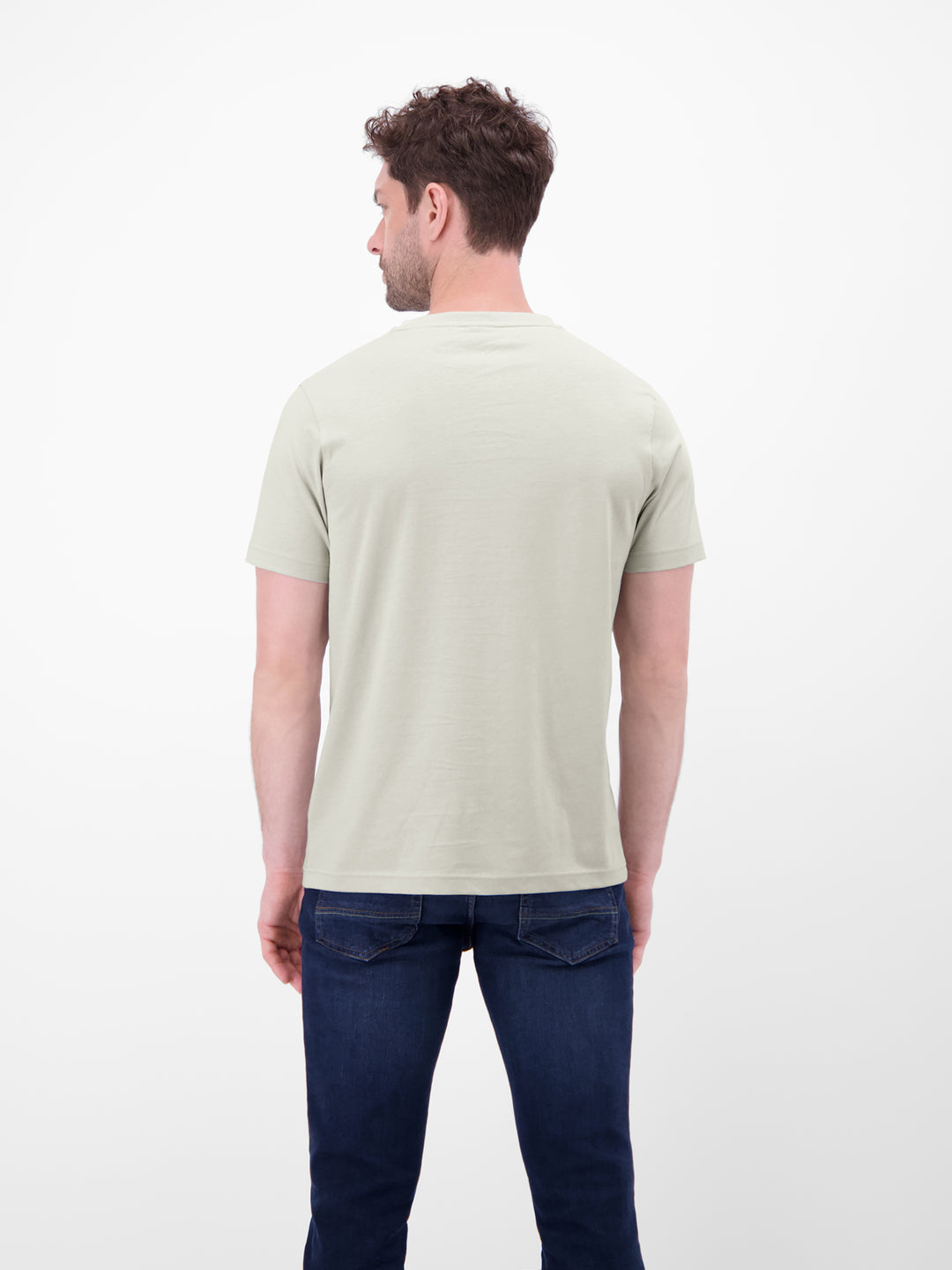 T-SHIRT/SERAFINO 1/2 ARM, PEARL GREY 120 Bild 4
