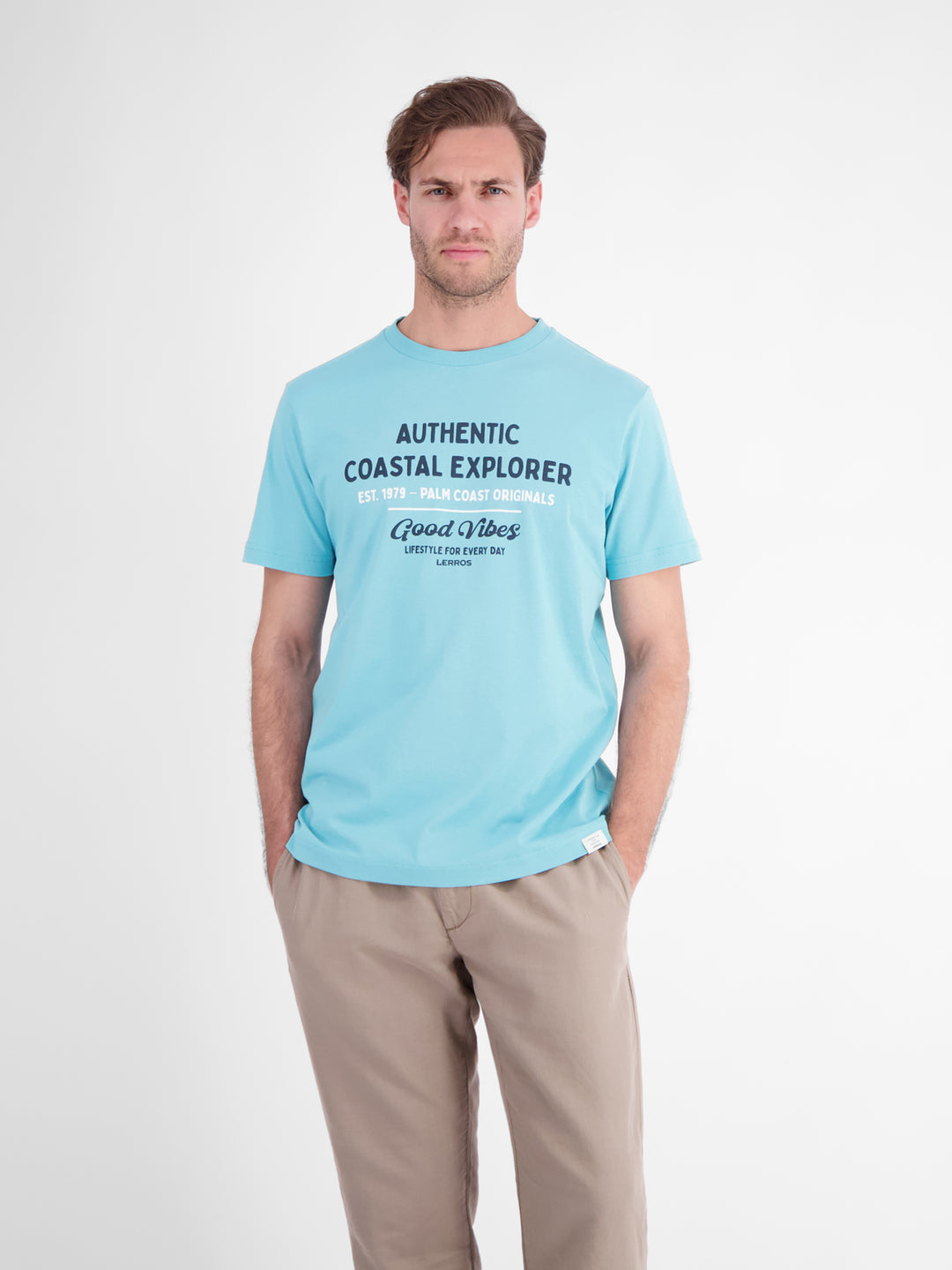 T-SHIRT/SERAFINO 1/2 ARM, REEF BLUE 414 Bild 3