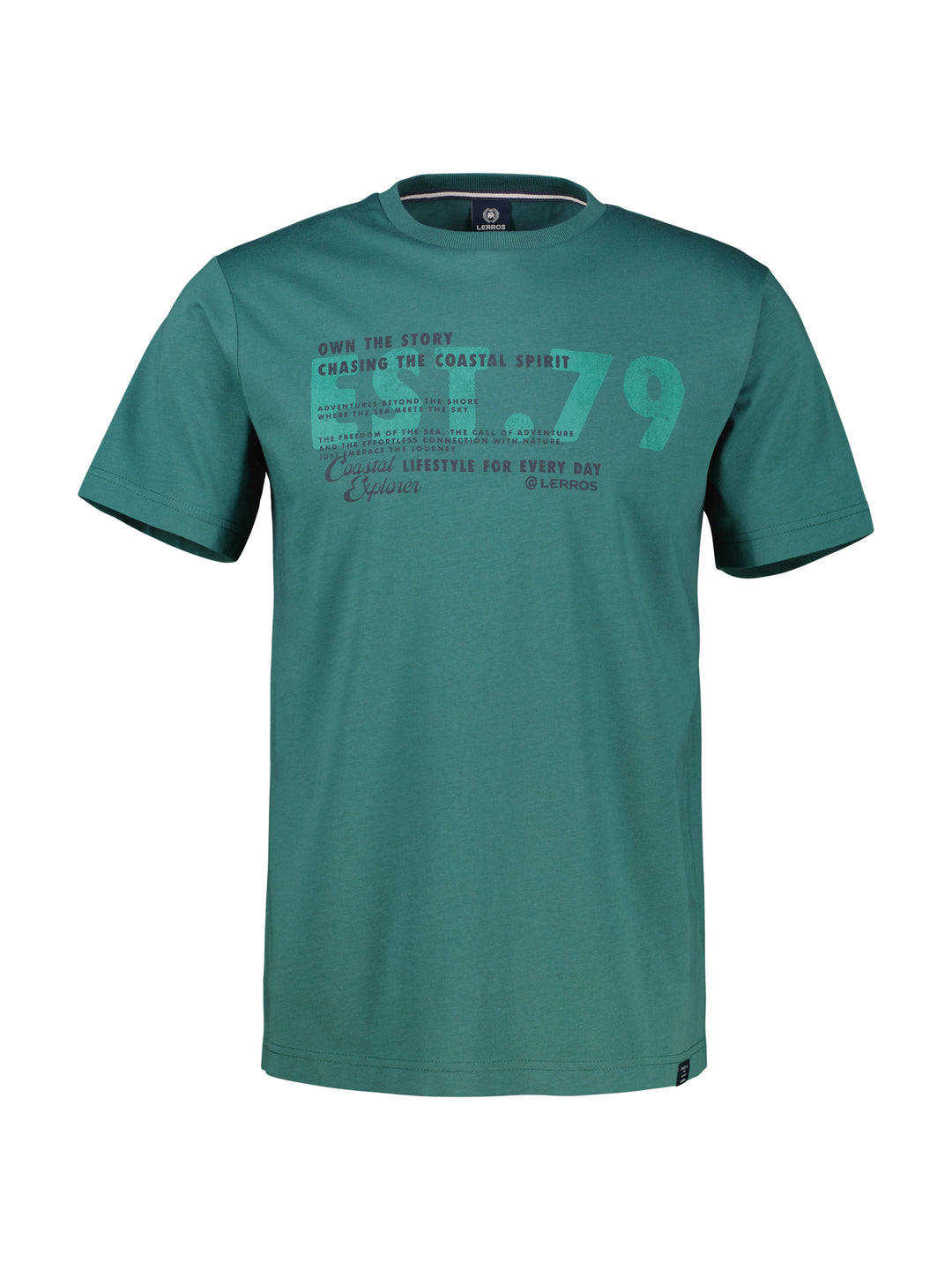 T-SHIRT/SERAFINO 1/2 ARM, SOFT TEAL 662 Bild 1