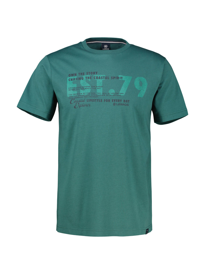 T-SHIRT/SERAFINO 1/2 ARM, SOFT TEAL 662 Bild 1
