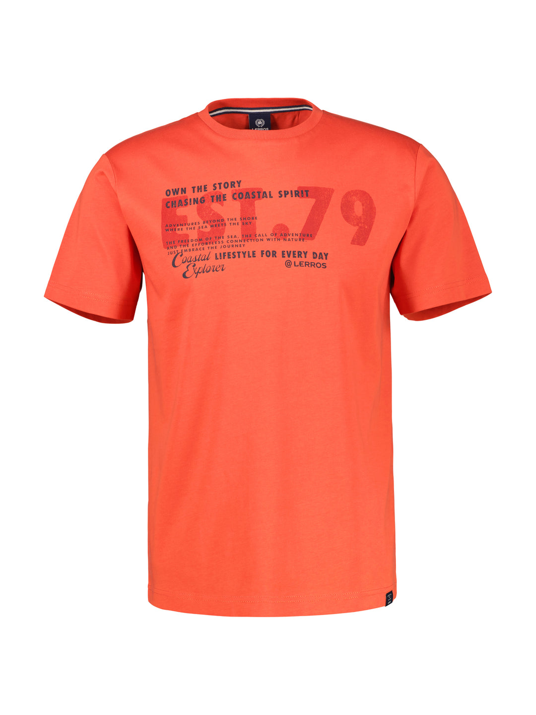 T-SHIRT/SERAFINO 1/2 ARM, VIVID RED 328 Bild 1