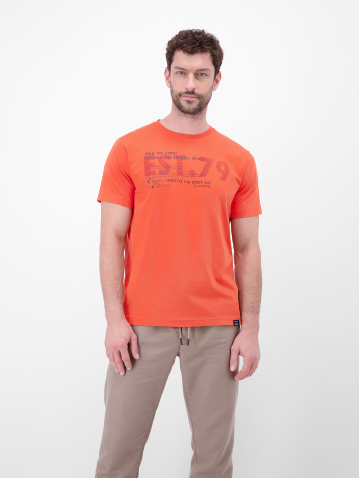 T-SHIRT/SERAFINO 1/2 ARM, VIVID RED 328 Bild 3