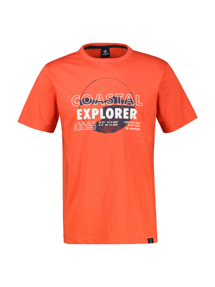 T-SHIRT/SERAFINO 1/2 ARM, VIVID RED 328 Bild 1