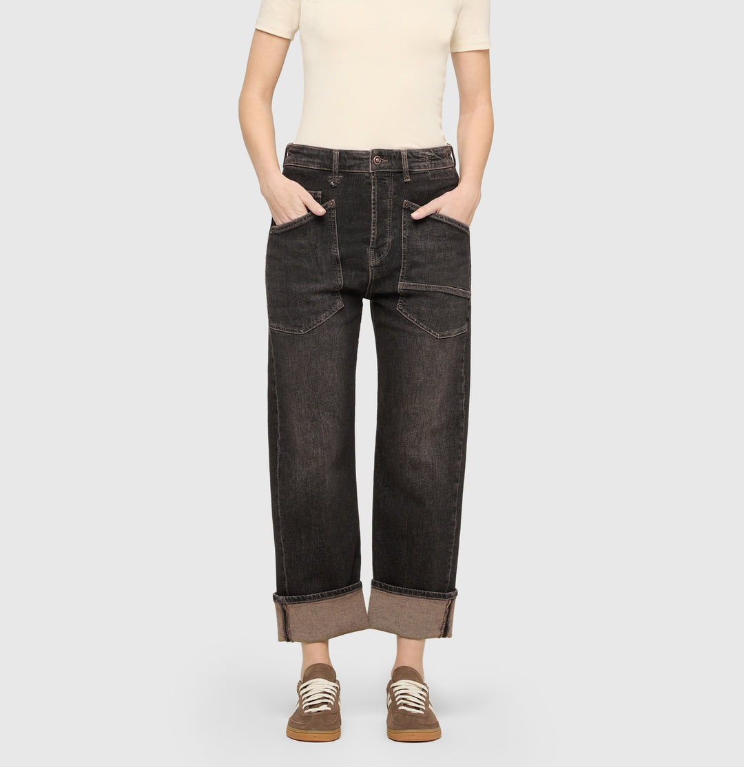 BAGGY, brown tinted black wash D958 Bild 1
