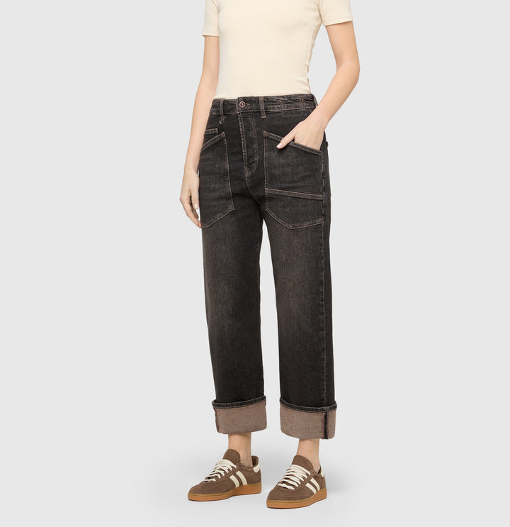 BAGGY, brown tinted black wash D958 Bild 7