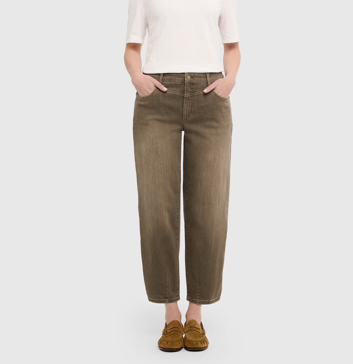 BOBBIE, khaki stone washed D038 Bild 1