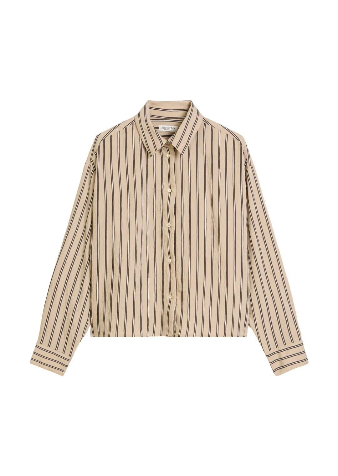 Blouse, flared boxy shape, kent col, multi 2444 Bild 1