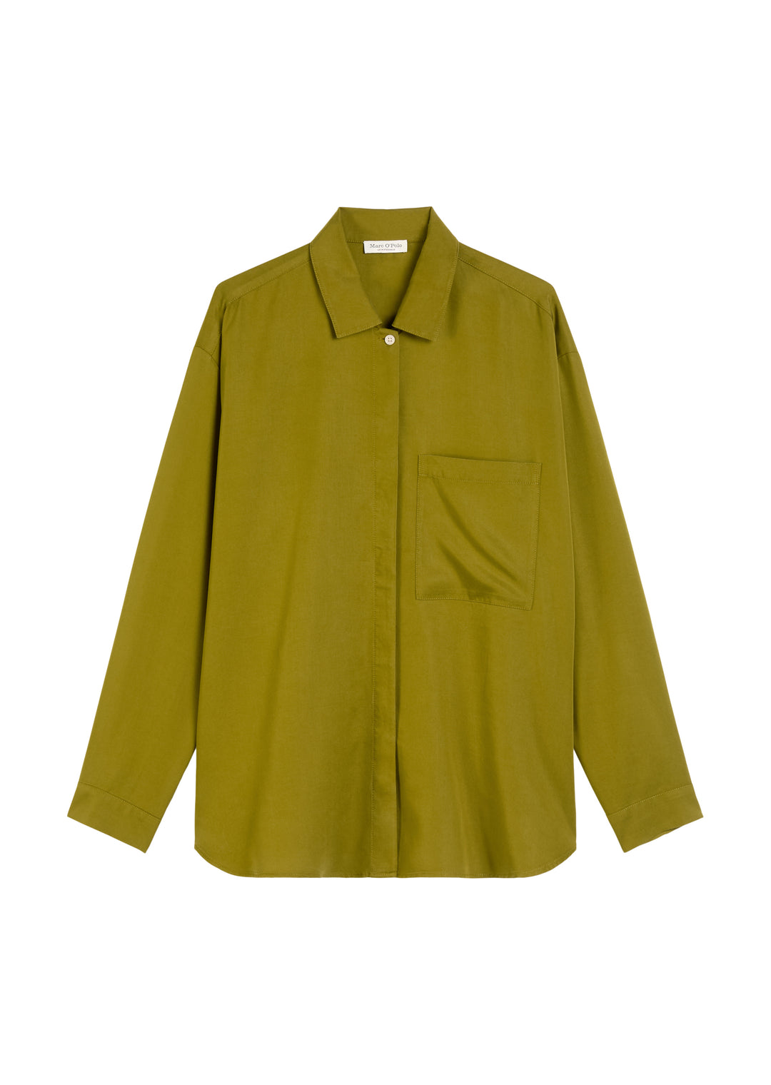 Blouse, oversized shape, kent colla, deep pea 2879 Bild 1