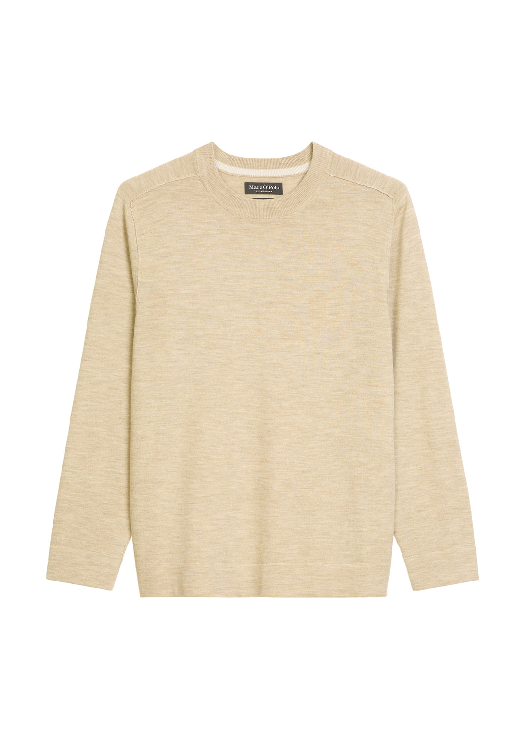 Crew Neck in pure merino with saddl, pure cashmere 111 Bild 1