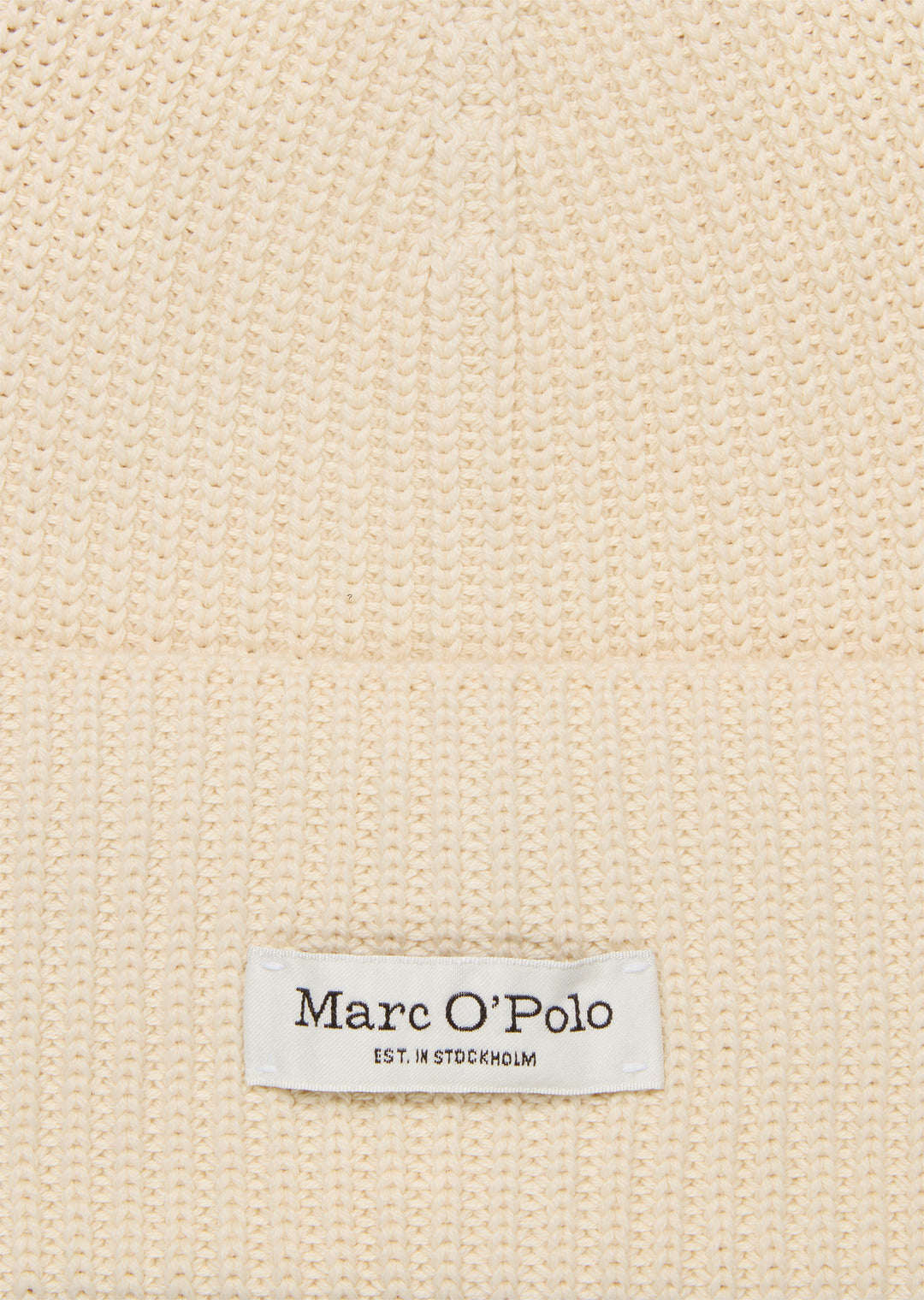 Beanie, knitted, with fold-up, chalky sand 1157 Bild 2