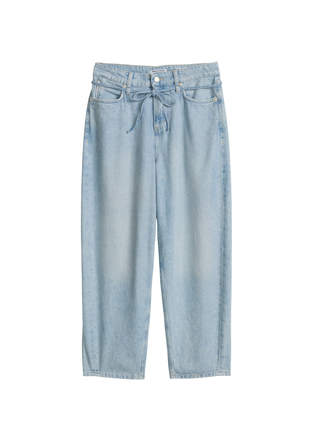Denim Trousers, High Waist, Barrel, Light Blue_Multi_63 5761 Bild 1