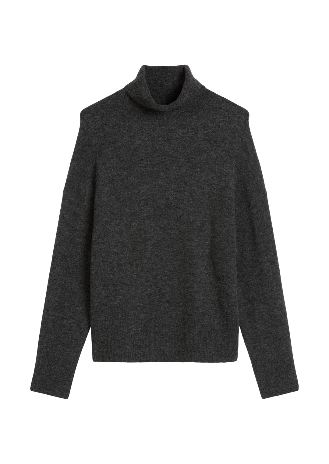 Knit Pullovers Longsleeve, Turtle N, Anthra Melange 0500 Bild 1