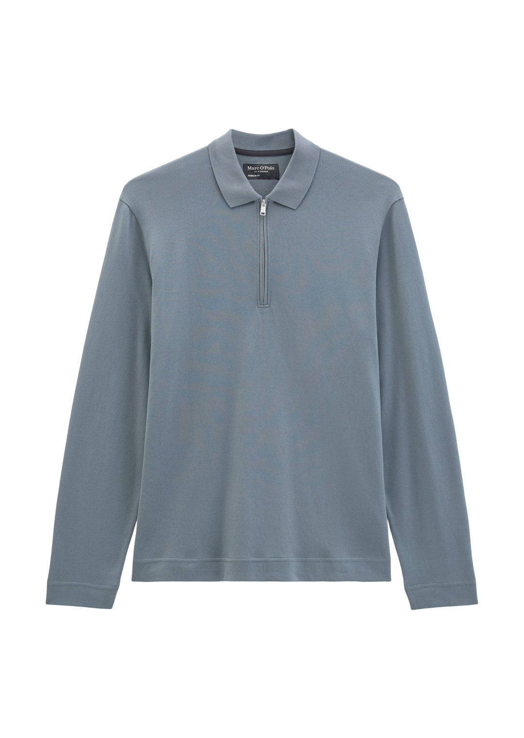 Jersey Polo Longsleeve, Dusk Blue 0612 Bild 1