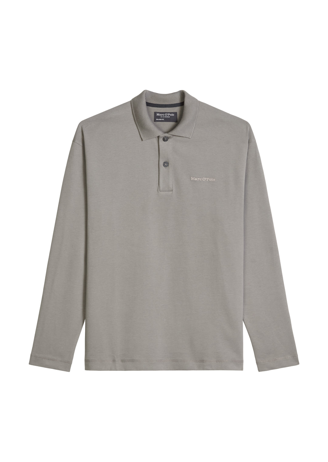 Jersey Poloshirts Longsleeve, Graphite Dust 0388 Bild 1