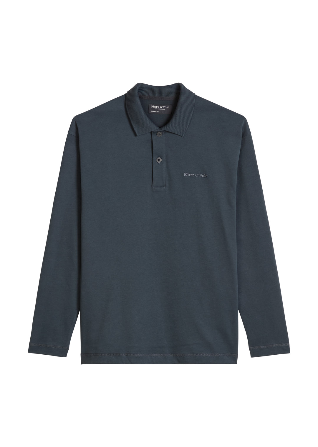 Jersey Poloshirts Longsleeve, Peppercorn Grey 4175 Bild 1