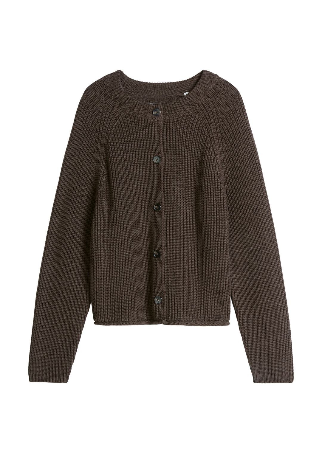 Knit Cardigans Longsleeve, Burnt Coffee 0344 Bild 1