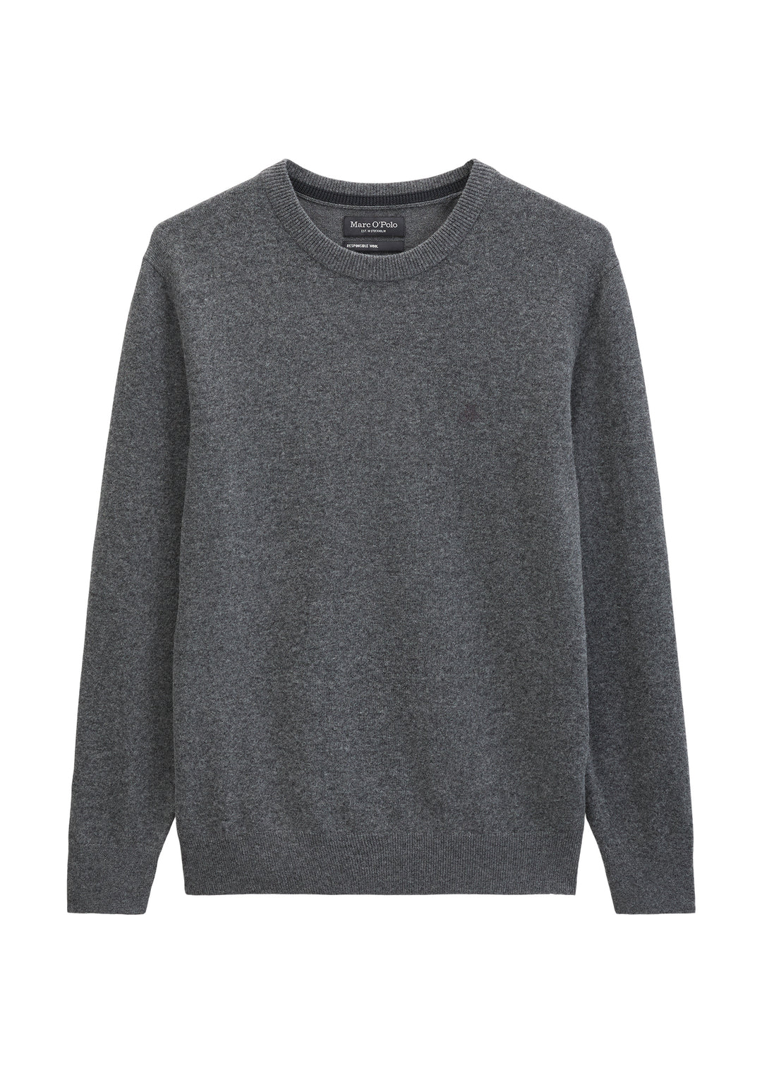 Knit Pullovers Longsleeve, Graphic Grey Melange 0473 Bild 1