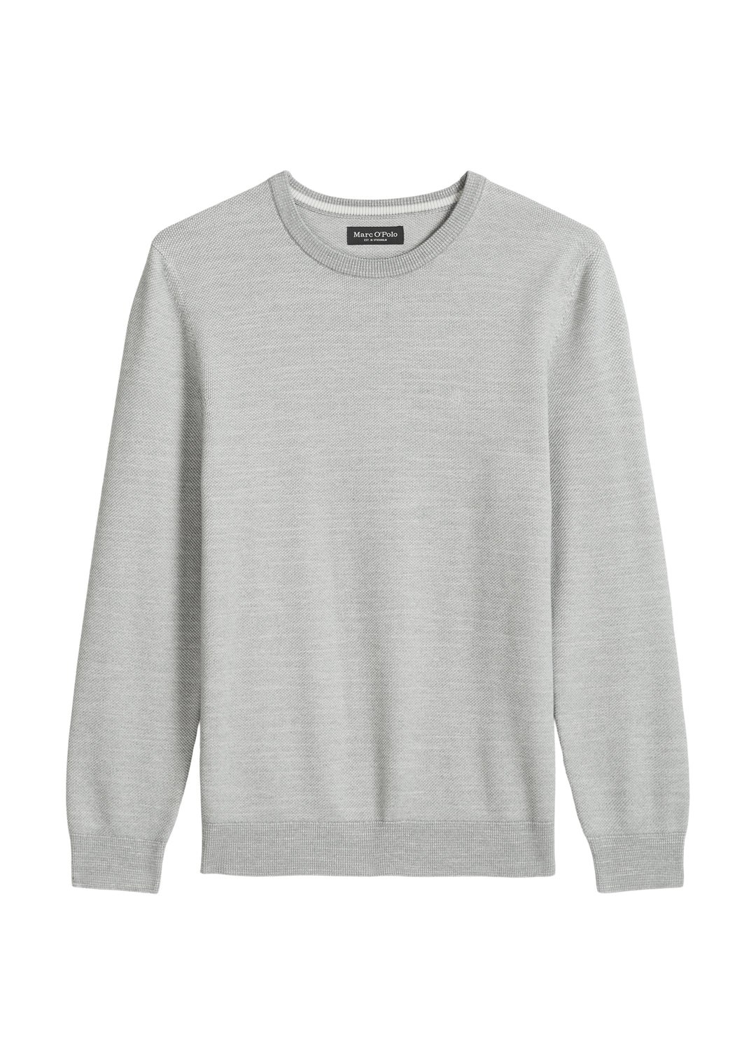 Knit Pullovers Longsleeve, Silver Grey Melange 1020 Bild 1