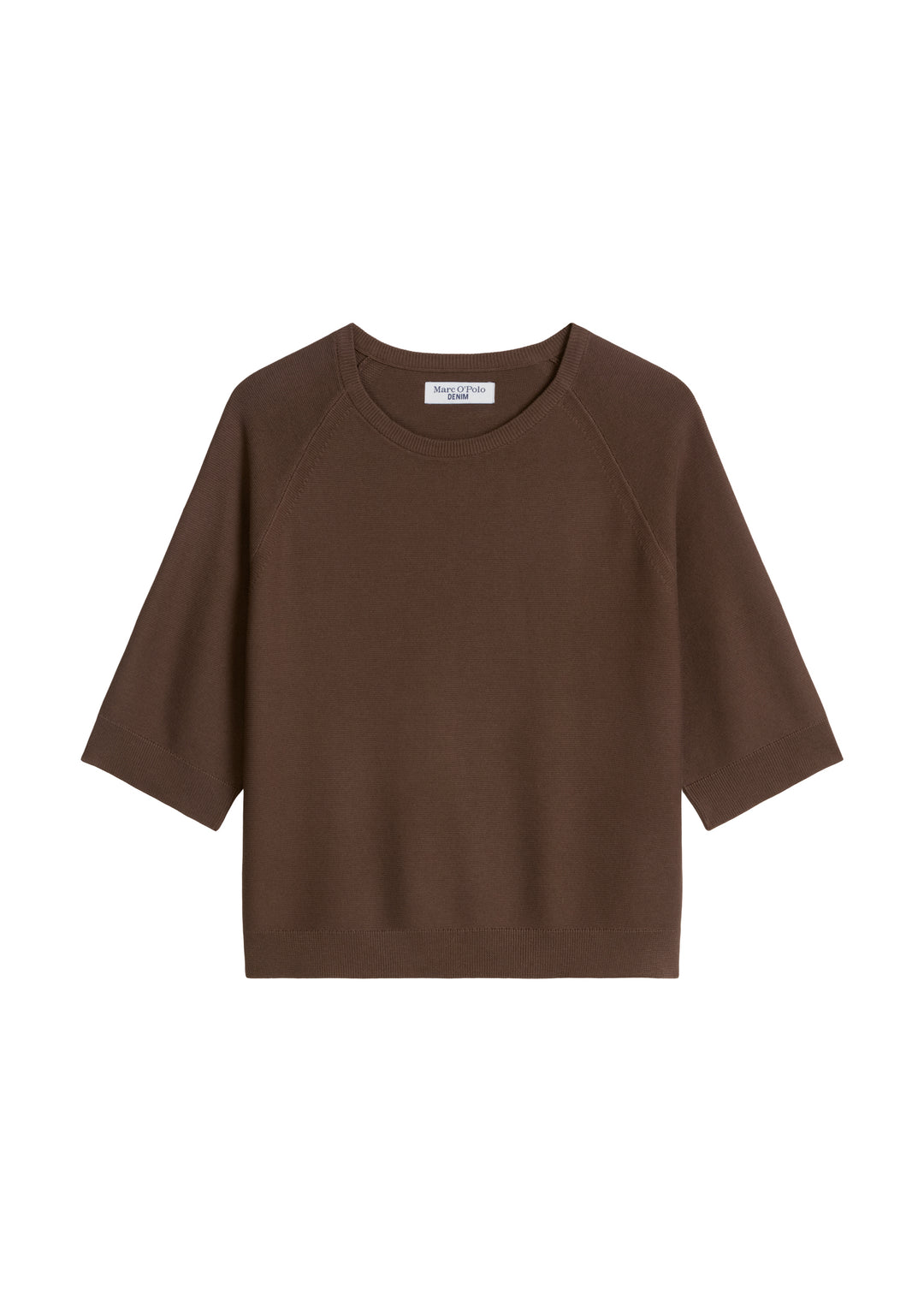 Knit Pullovers Shortsleeve, Hazelnut Brown 1386 Bild 1