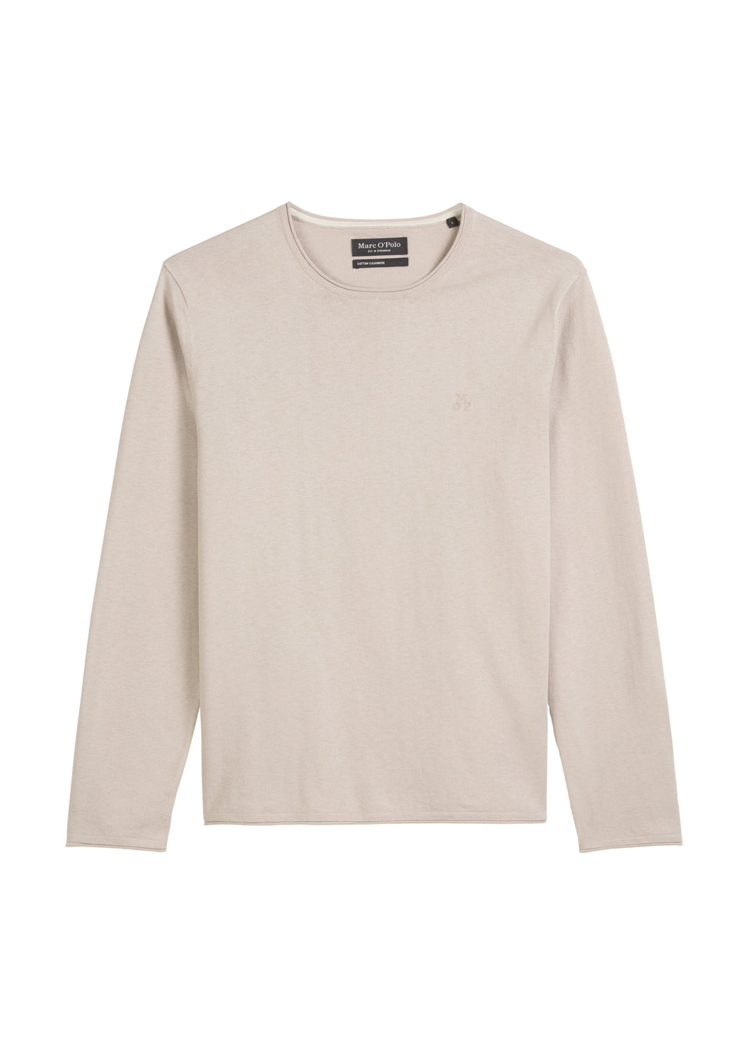 Pullover, crew neck with rolled edg, dapple gray 913 Bild 1