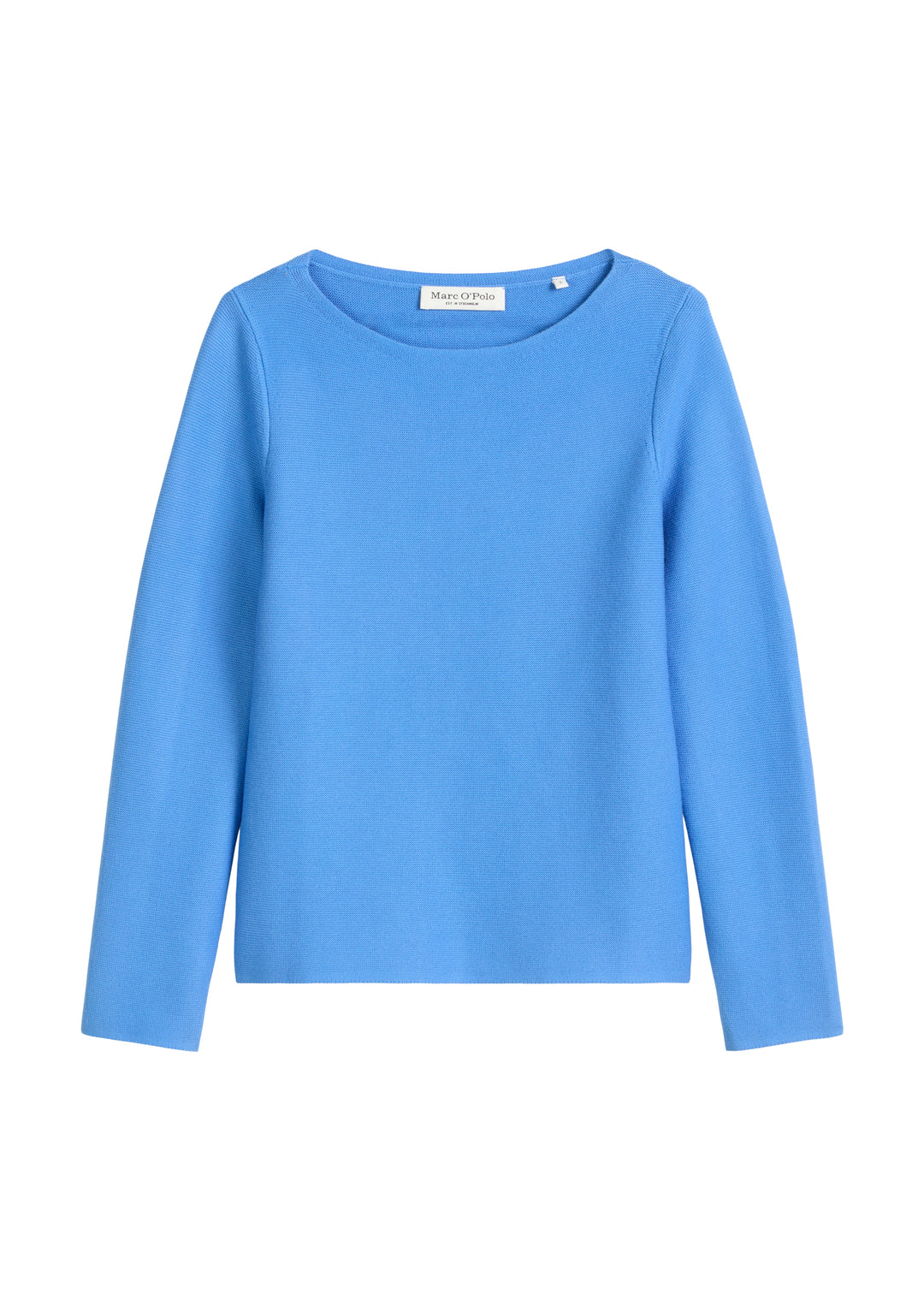 Pullover, longsleeve, boat neck, cloudless blue 4792 Bild 1