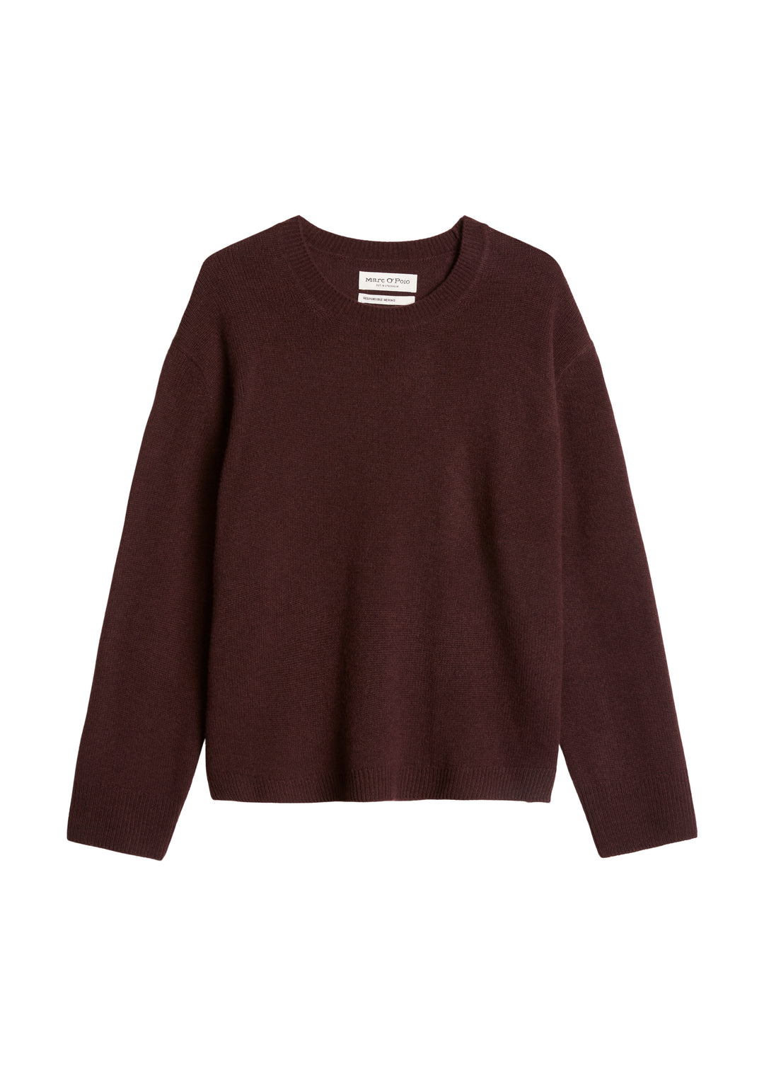 Pullovers, LSL, Round-Neck, Slits, Black Cherry 6939 Bild 1