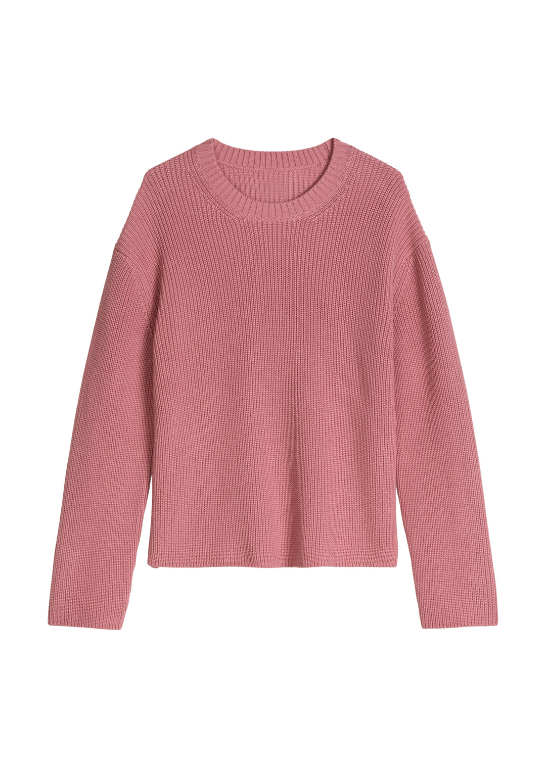 Pullovers, LSL, Round-Neck, Slits, Berry Rose 7811 Bild 1