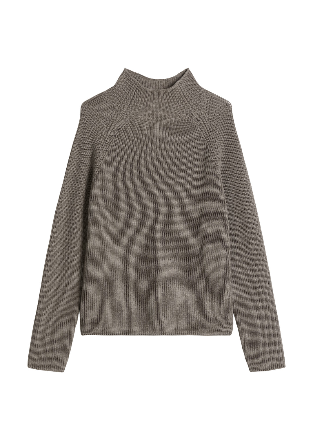Pullovers, LSL, Stand-Up Collar, Stone Taupe Melange 2204 Bild 1