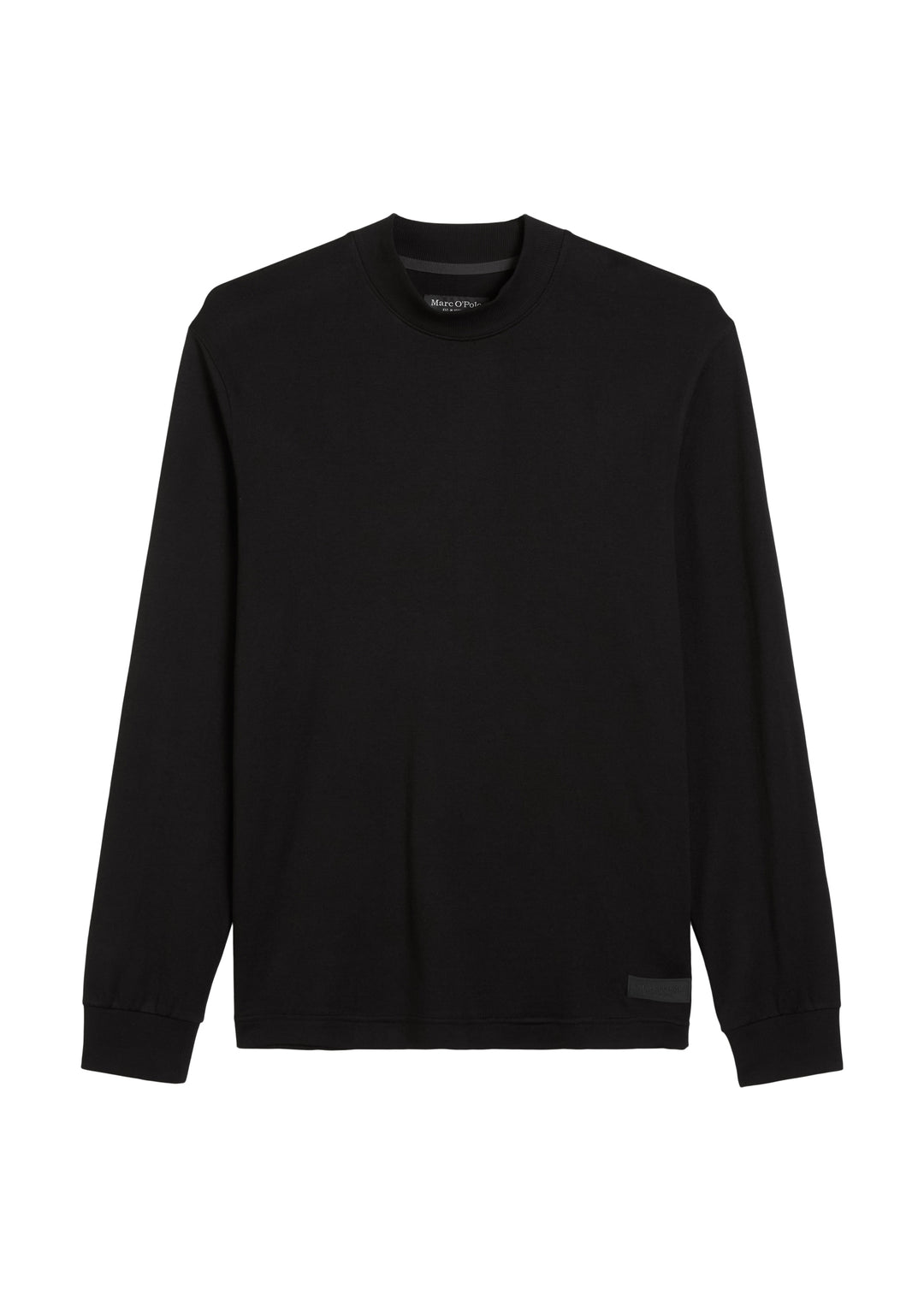 T-shirt, long sleeve, Mock neck, black 990 Bild 1