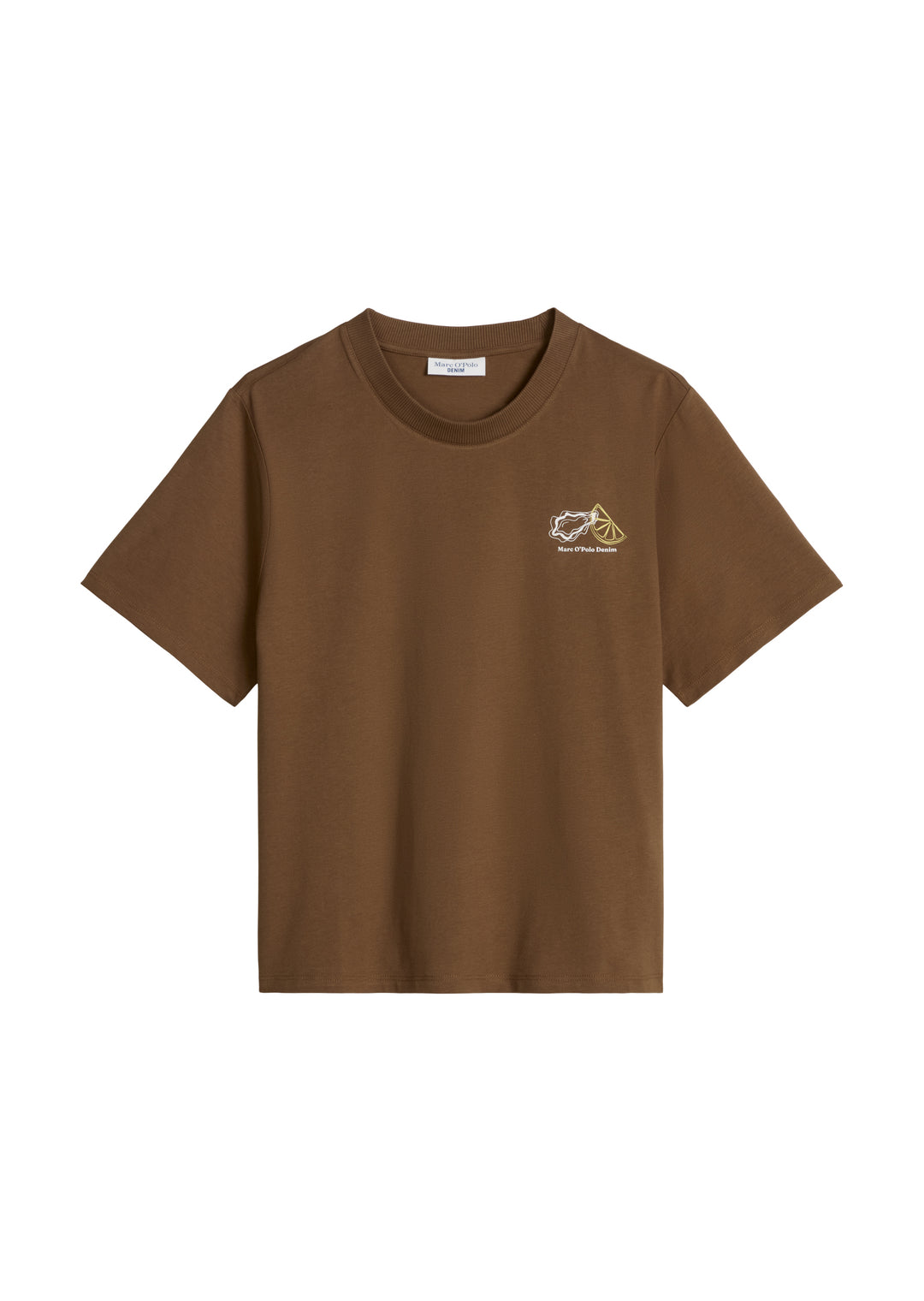 T-Shirt, SSL, Roundneck, Print, Cro, Umbra Brown 1624 Bild 1