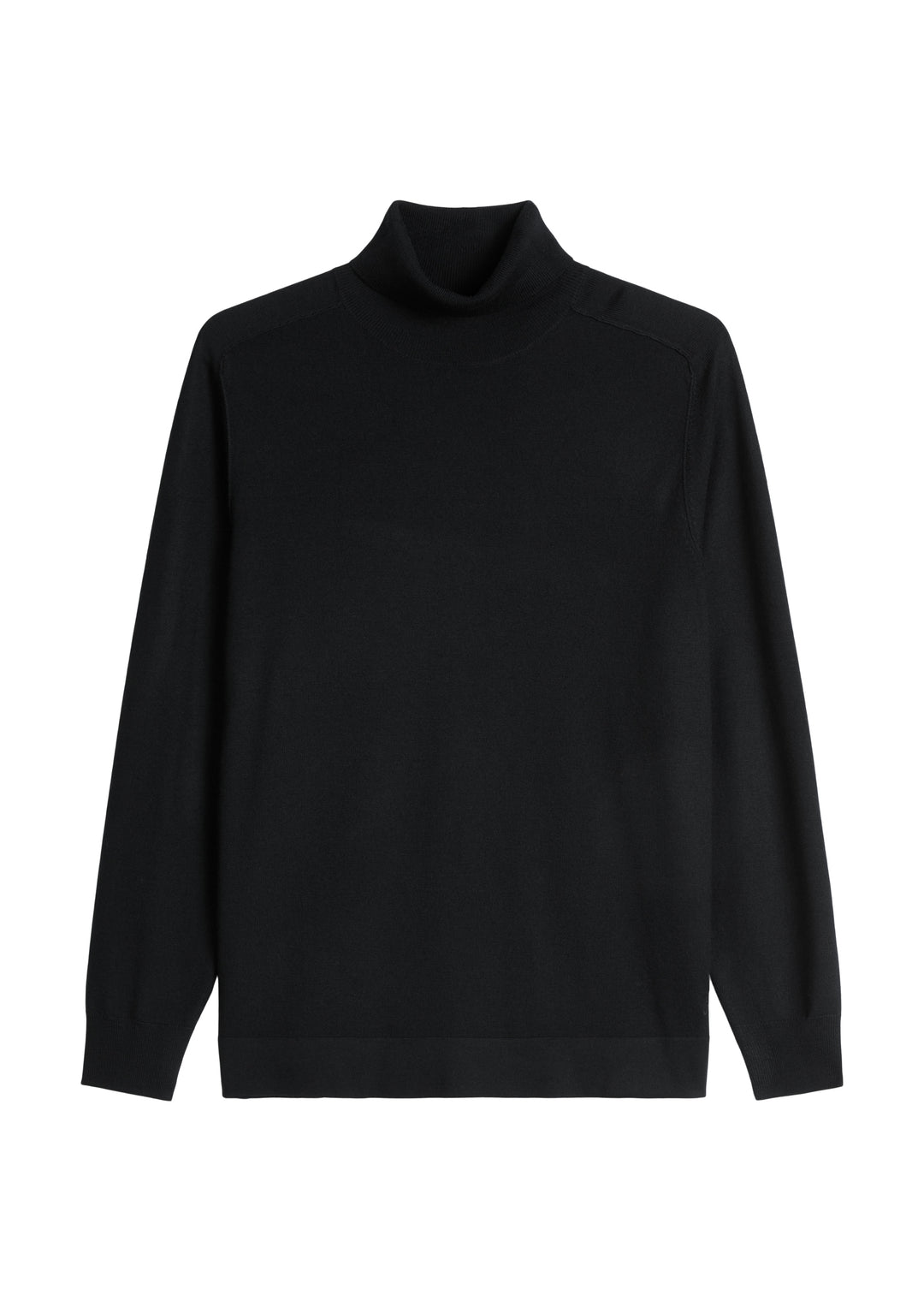 Turtleneck in pure merino, black 990 Bild 1
