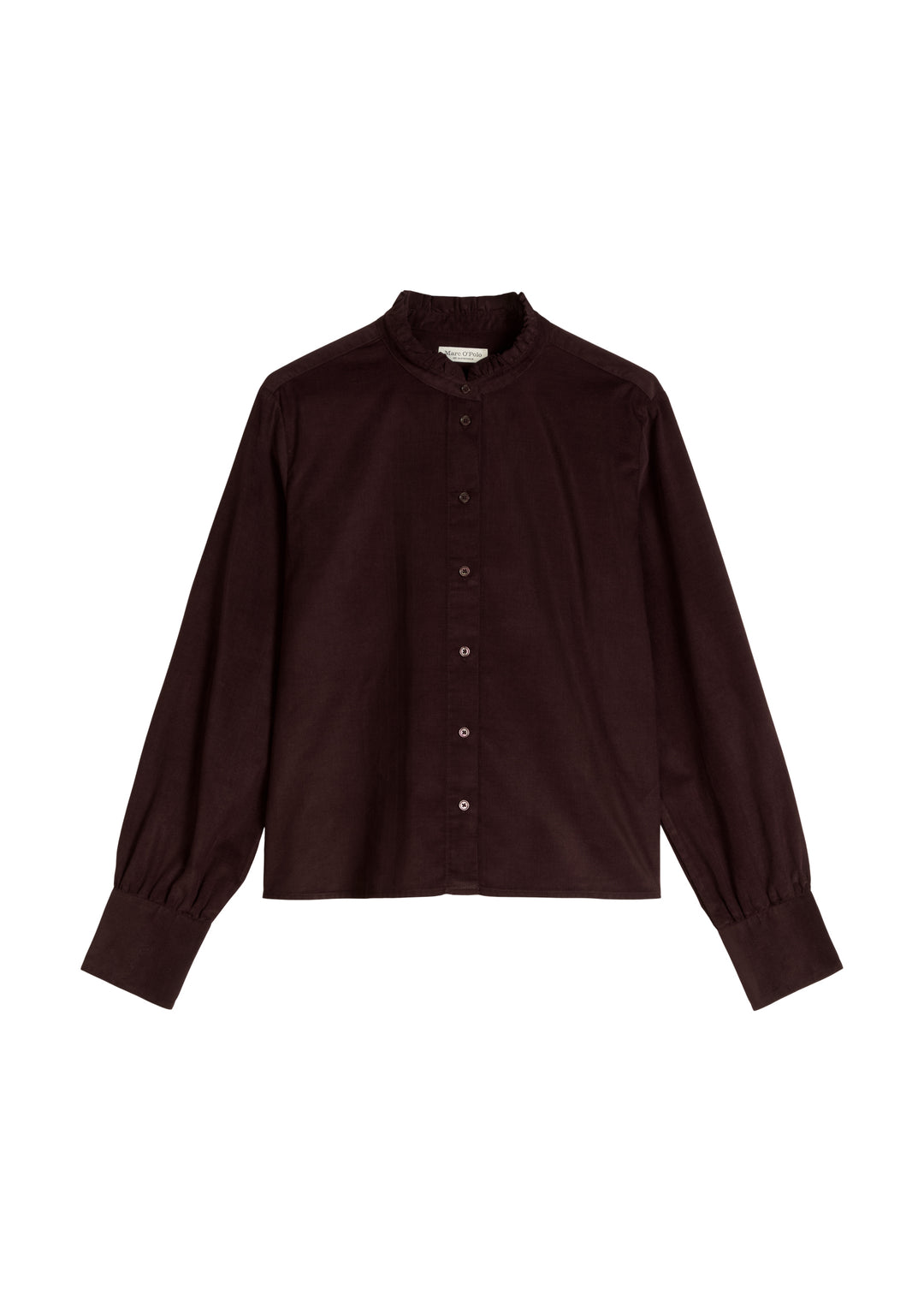 Woven Blouse, LSL, solid, Black Cherry 6939 Bild 1