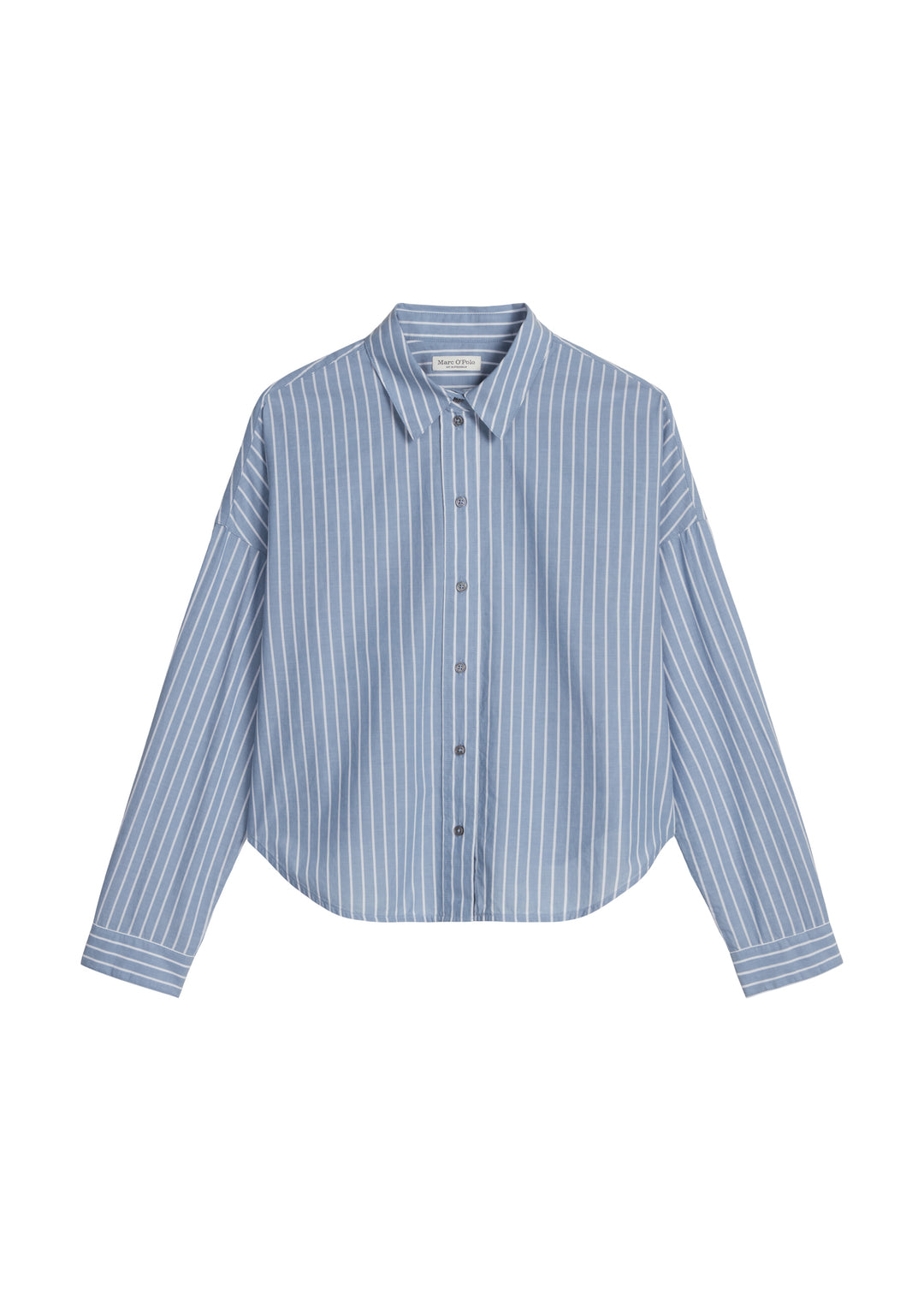 Woven Blouses Longsleeve, Medium Blue_Multi_01 4928 Bild 1