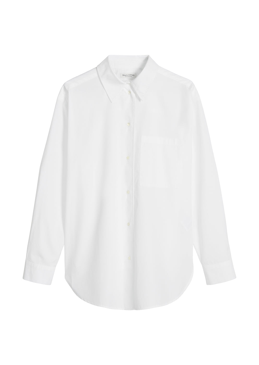 Woven Blouses Longsleeve, White 0163 Bild 1