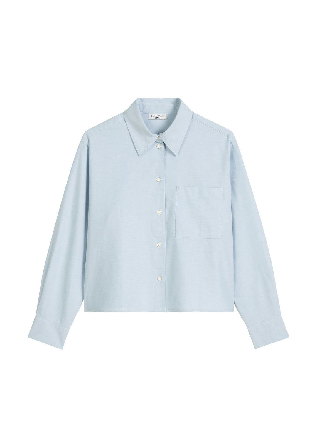 Woven Blouses, LSL, Light Blue_Multi_01 5699 Bild 1