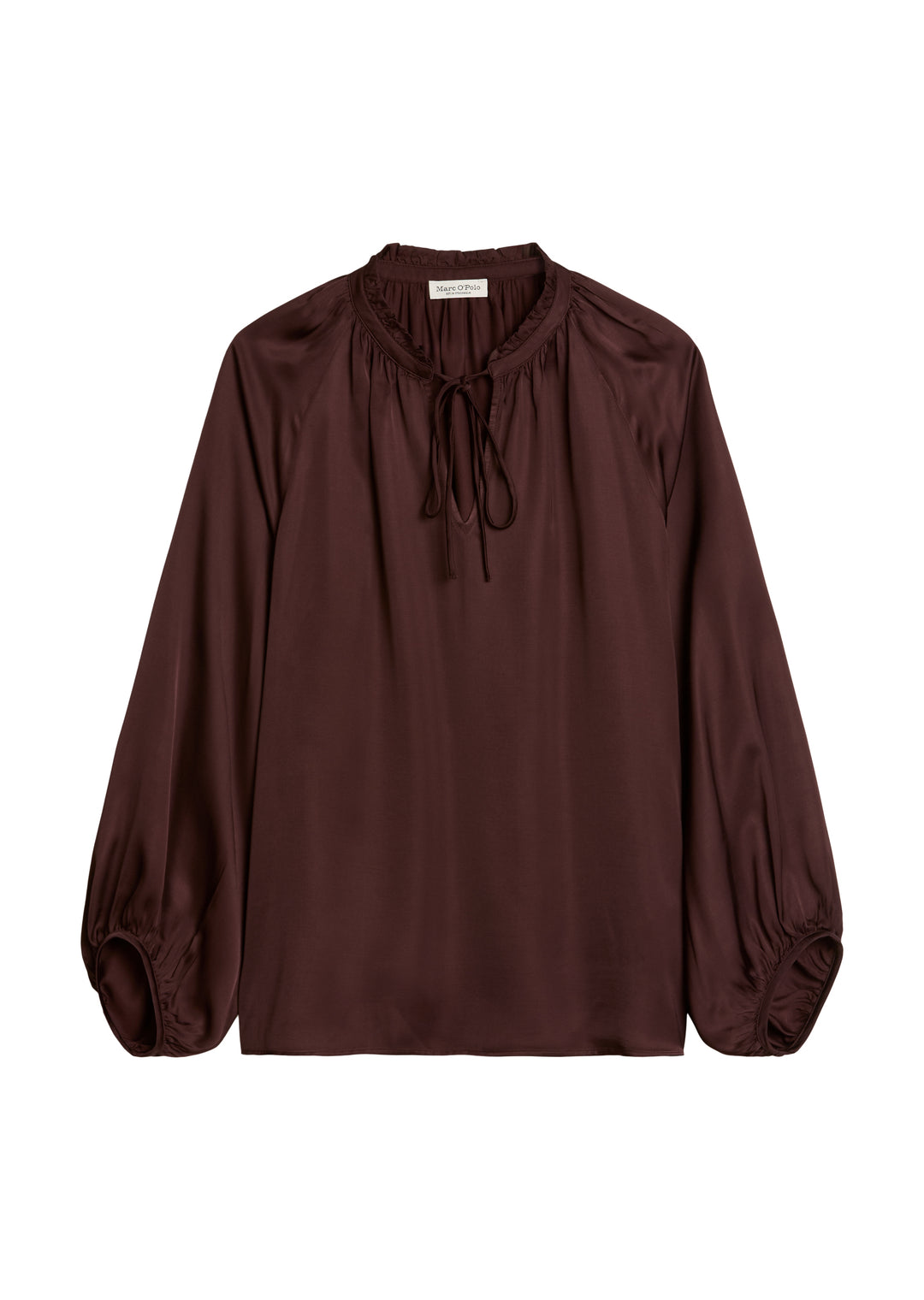 Woven Blouses LSL, Solid, Black Cherry 6939 Bild 1