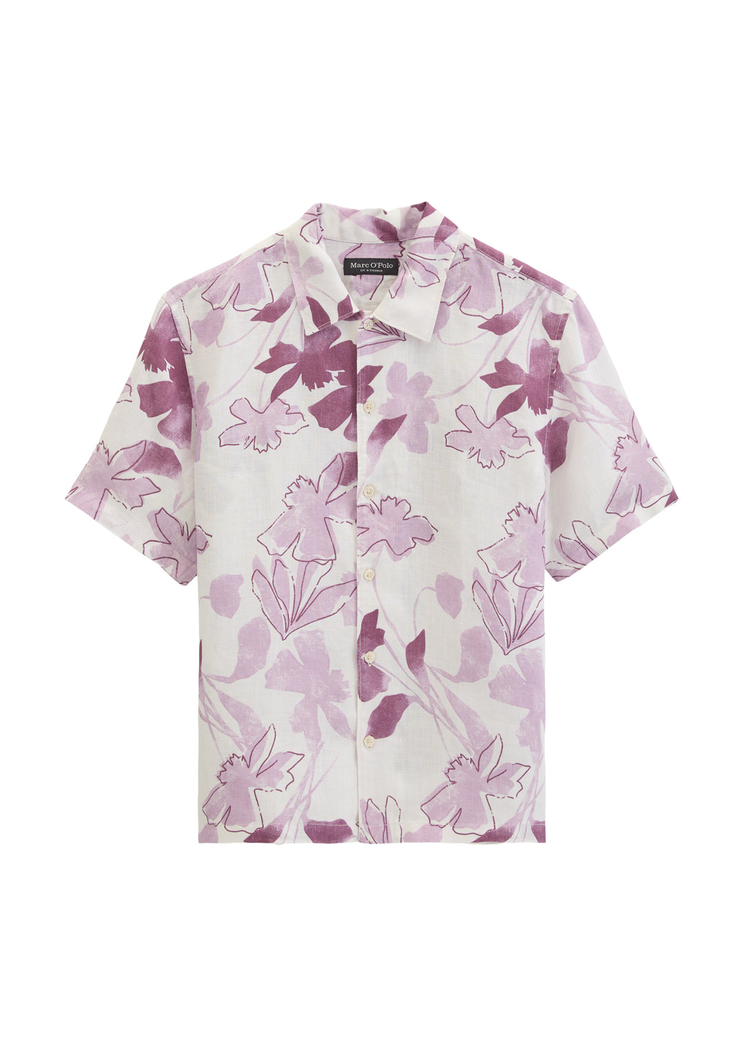 Woven Shirts Shortsleeve, Light Red_Multi_40 7578 Bild 1