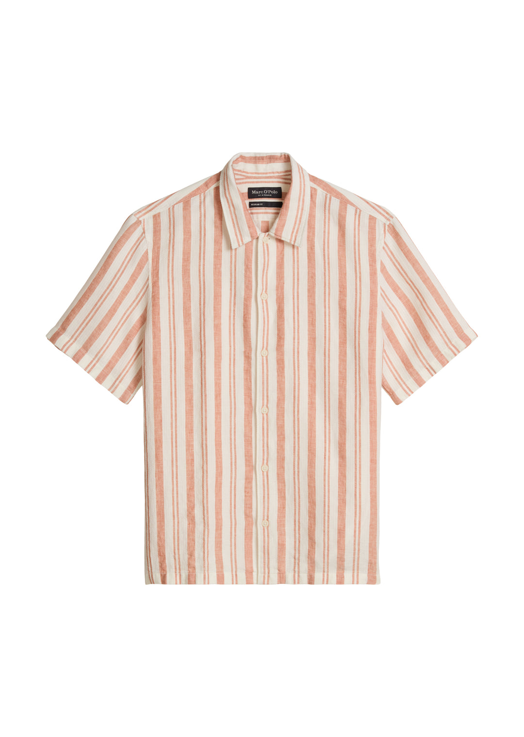 Woven Shirts Shortsleeve, Medium Orange_Multi_39 9467 Bild 1