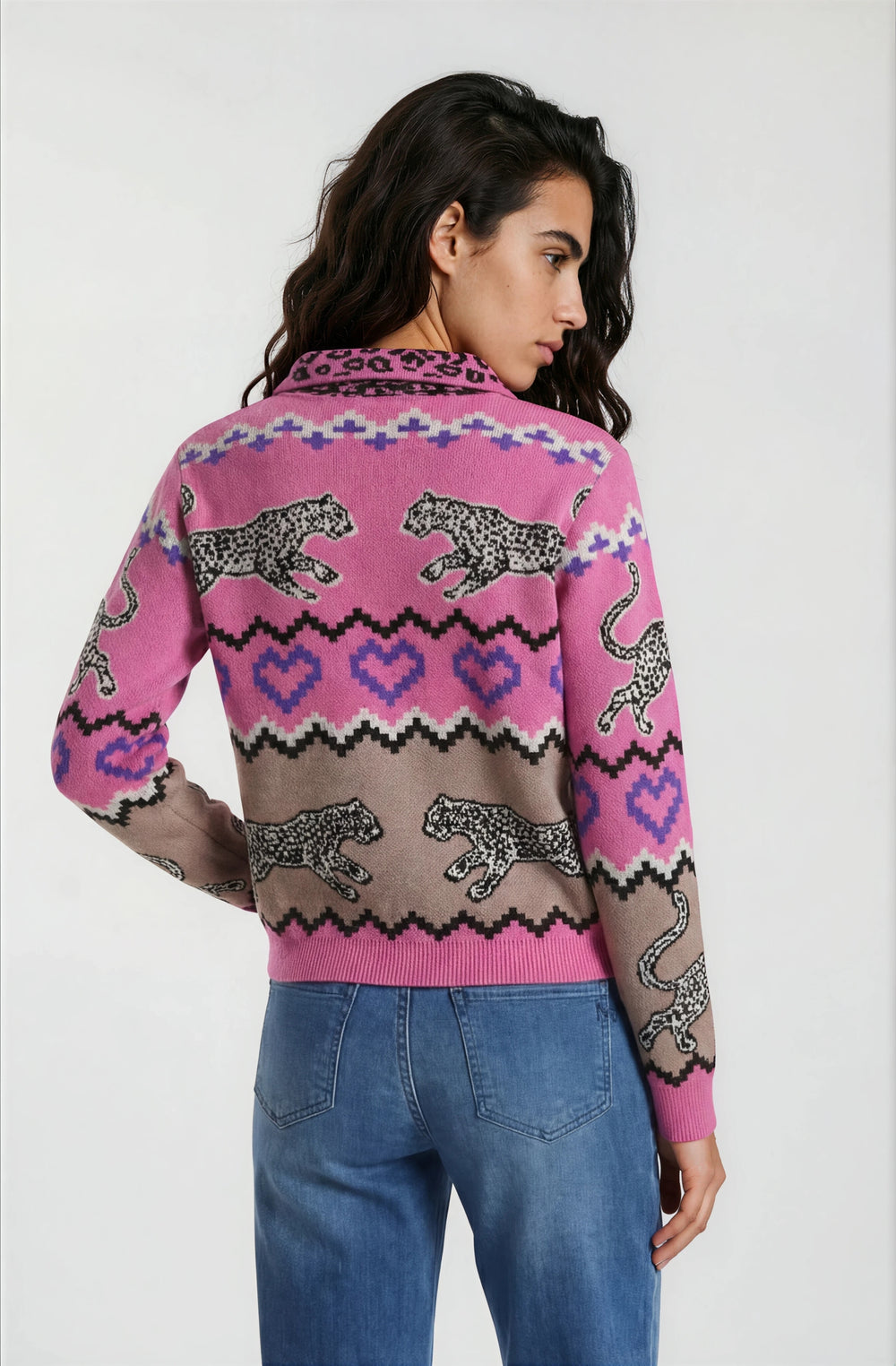 1/1 SLEEVE WITH COLLAR, LIGHT FUCHSIA PRINT 1420 Bild 2