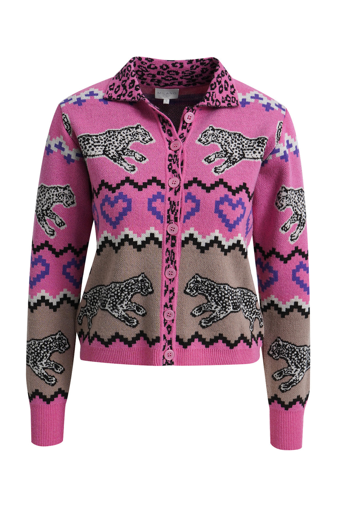 1/1 SLEEVE WITH COLLAR, LIGHT FUCHSIA PRINT 1420 Bild 5