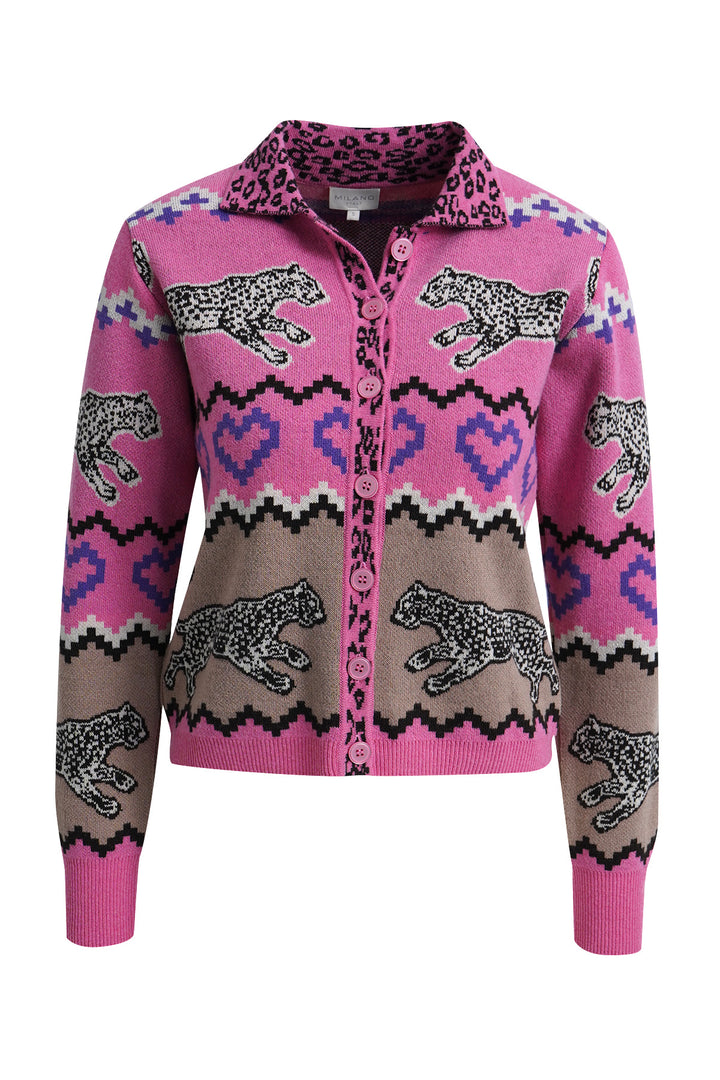 1/1 SLEEVE WITH COLLAR, LIGHT FUCHSIA PRINT 1420 Bild 5