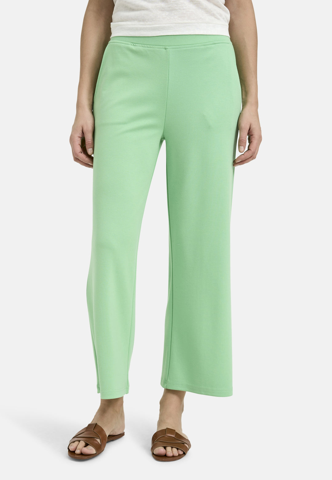 CULOTTE PANTS WITH ELASTIC AT BACK, PEPPERMINT 711 Bild 1