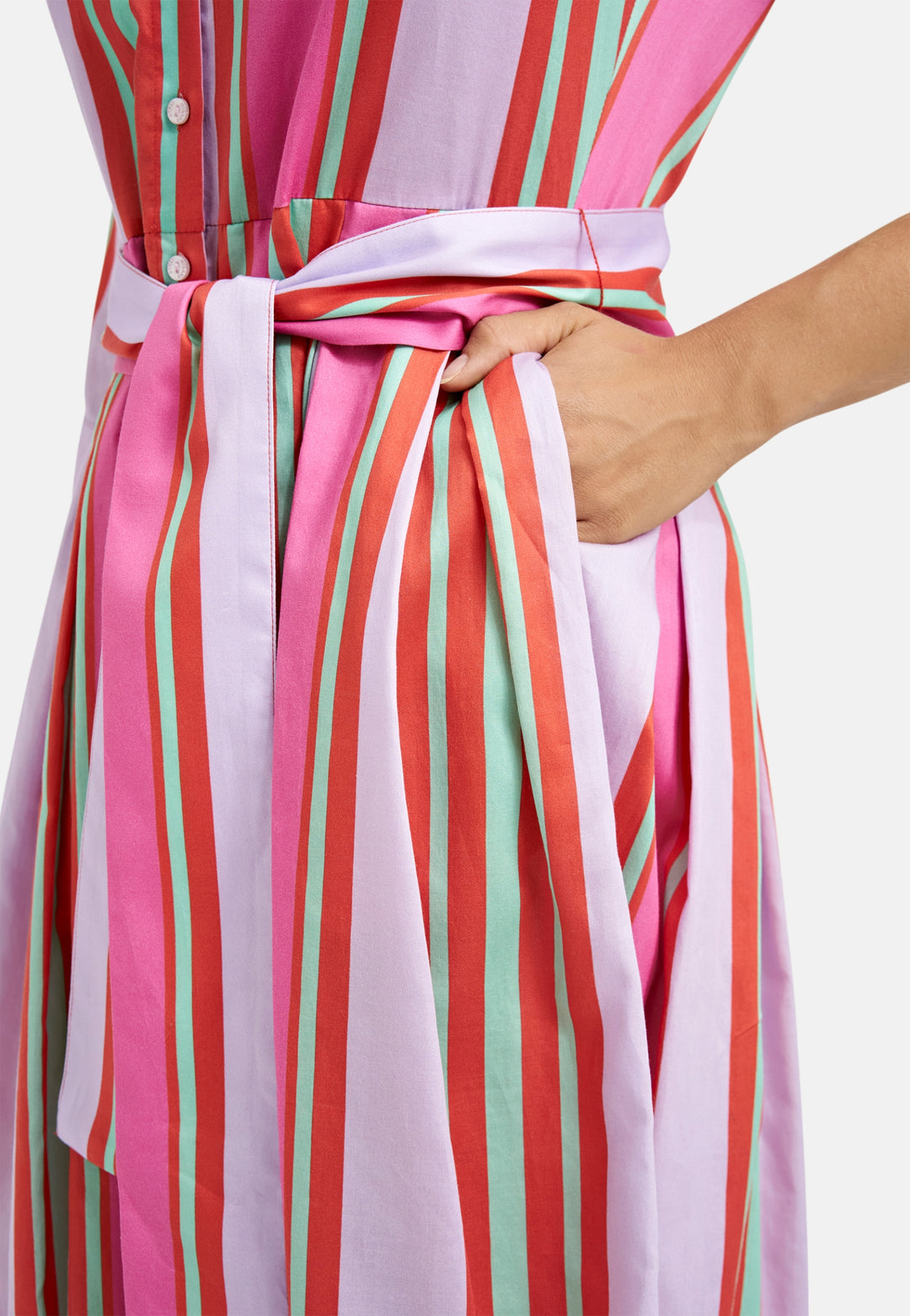 DRESS WITH COLLAR, PLACKET, 3/4 SLE, POPPY PRINT 1496 Bild 4