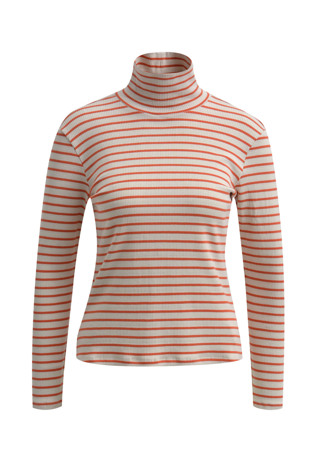 LONGSLEEVE WITH TURTLE NECK, RUST PRINT 1433 Bild 1