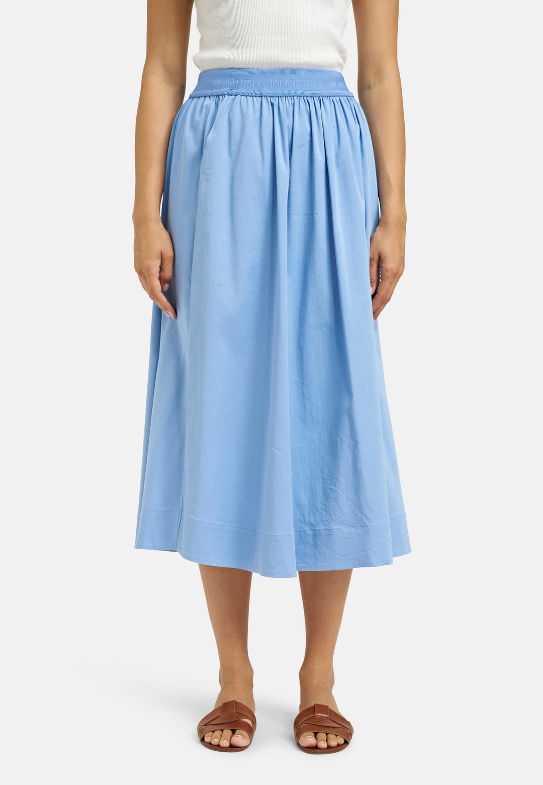 MIDI SKIRT ELASTIC WB, CORNFLOWER PRINT 1624 Bild 3